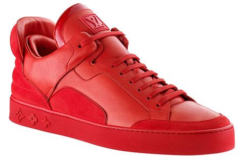 kanye west x louis vuitton sneakers|red boots Kanye West.